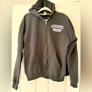 Northwestern Wildcats Champion Black Athletic Zip Hoodie XL